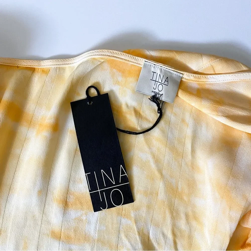 Anthropologie Tina + Joe Wrap Blouse New with Tags Medium - Picture 4 of 6